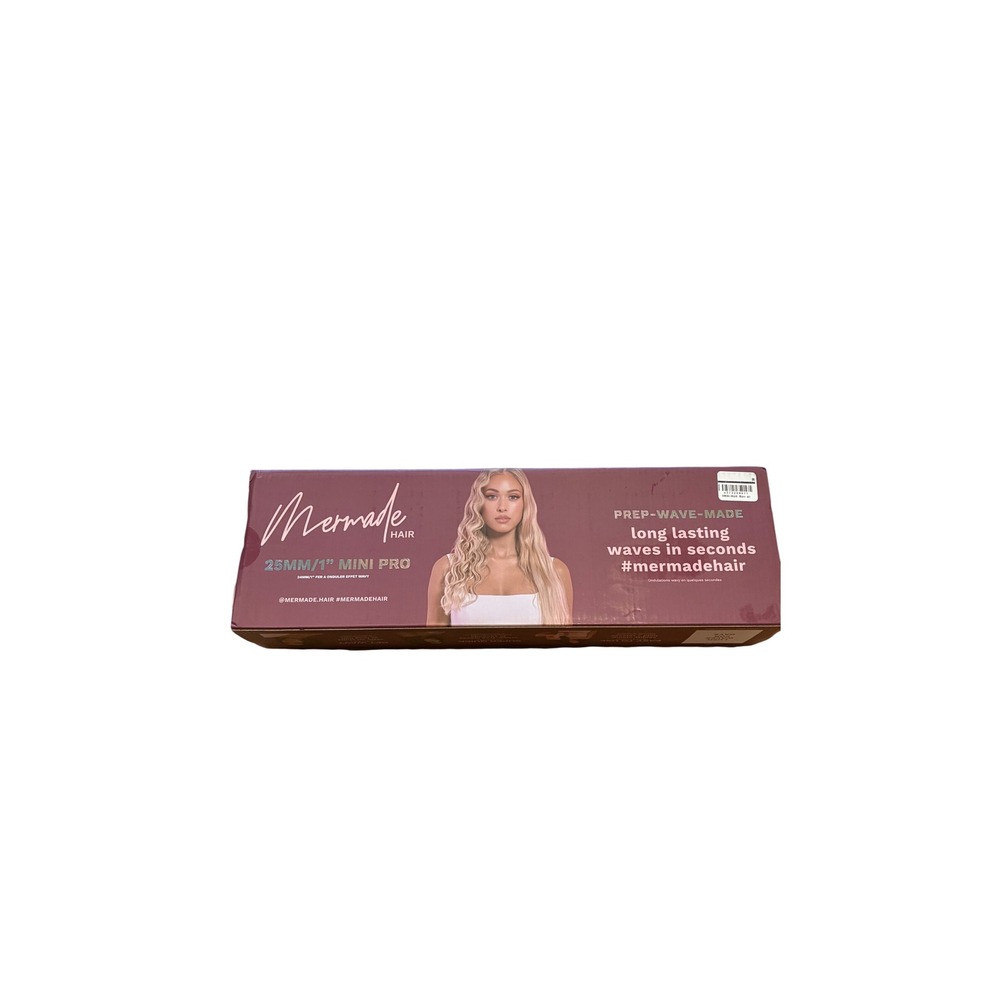 Mermade Hair The Mini Waver New In Box 3 Barrel Ceramic With Heat Glove